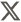 X