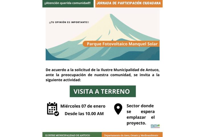 Instancia de participación ciudadana Proyecto Fotovoltaico